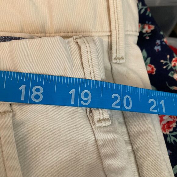 GAP Shorts Mens Sz 38 Beige Khaki Cotton Chino Stretch Tan Brown Pockets - Picture 8 of 10